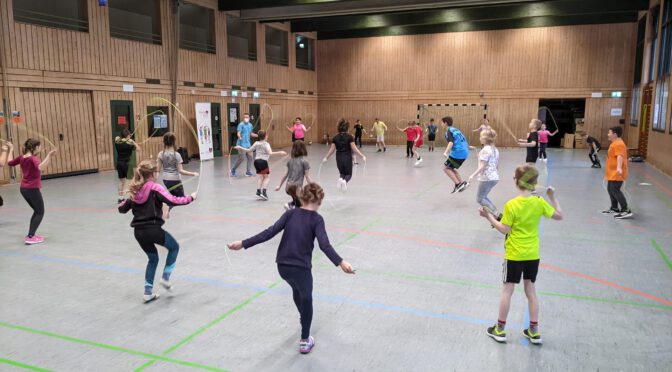 Rope Skipping Workshop für Viertklässler