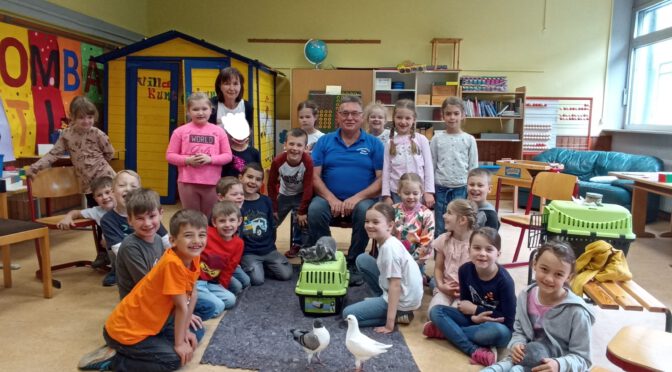 Tierischer Besuch vom Kleintierzuchtverein