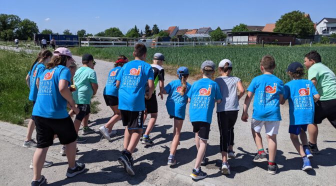 Hoffnungslauf 2022 –                                                die GS Weiher mit dabei!